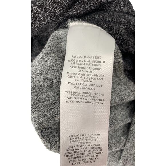 Current/Elliott The Perfect Muscle Tee Dress Gray Size Small - Picture 11 of 14